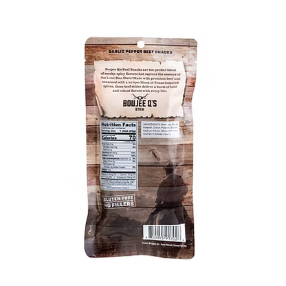 Garlic Pepper Beef Stix