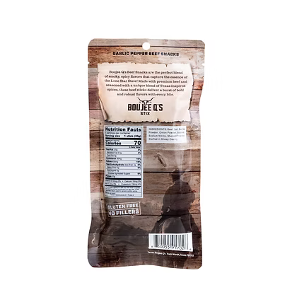 Garlic Pepper Beef Stix